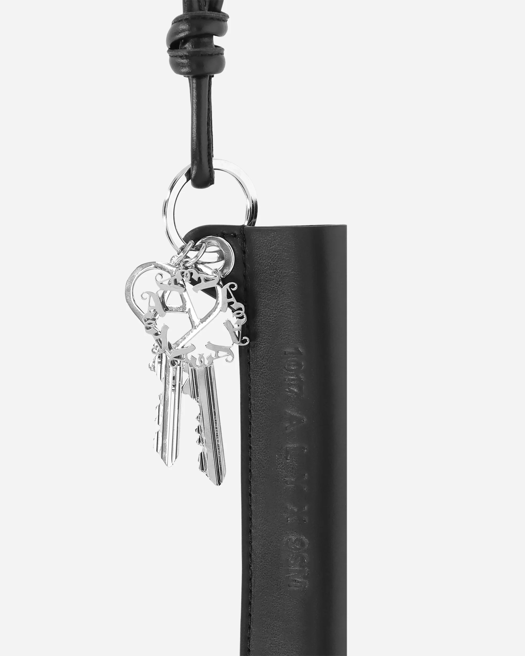 Leather Keychain Black - Image 4