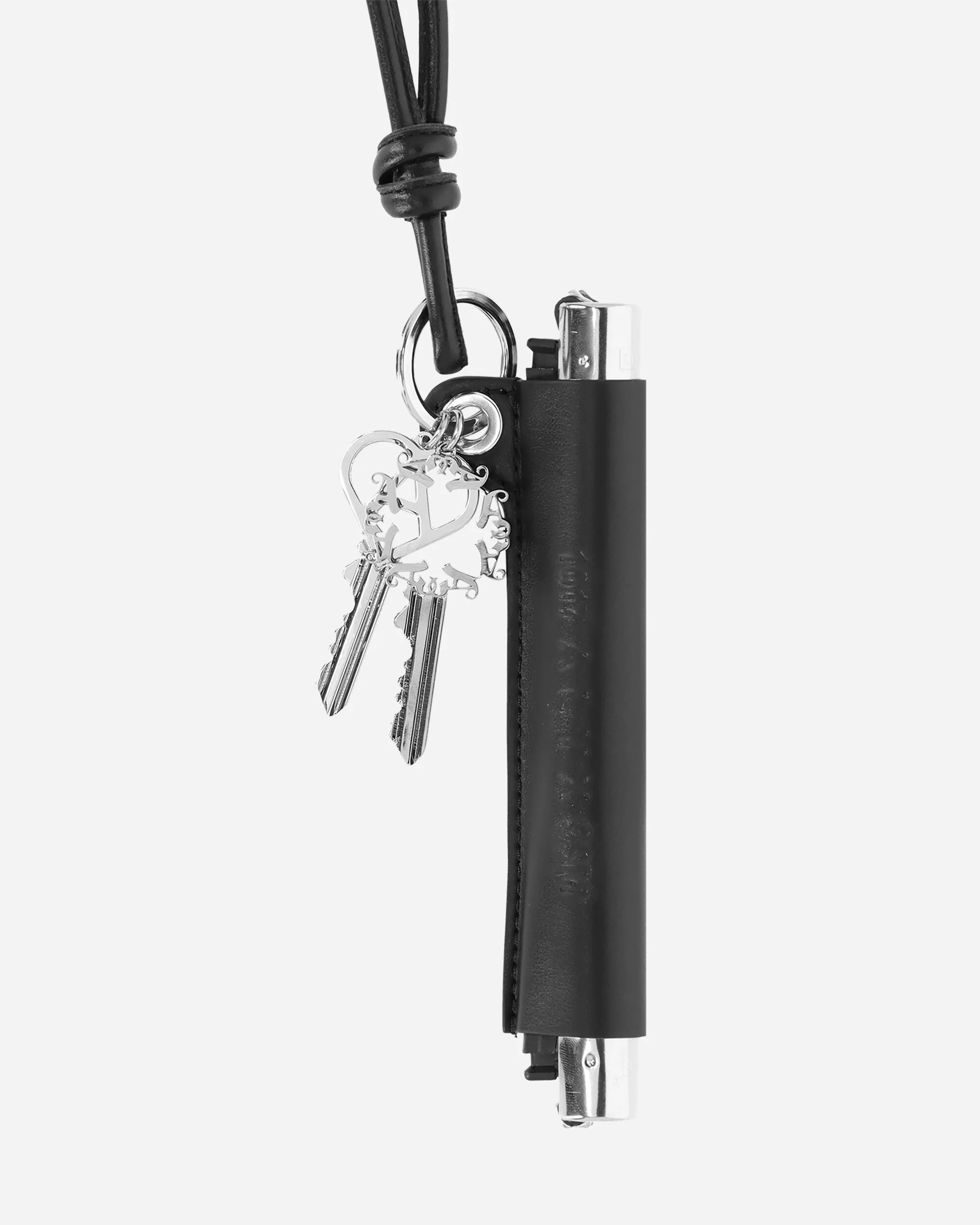 Leather Keychain Black - Image 5