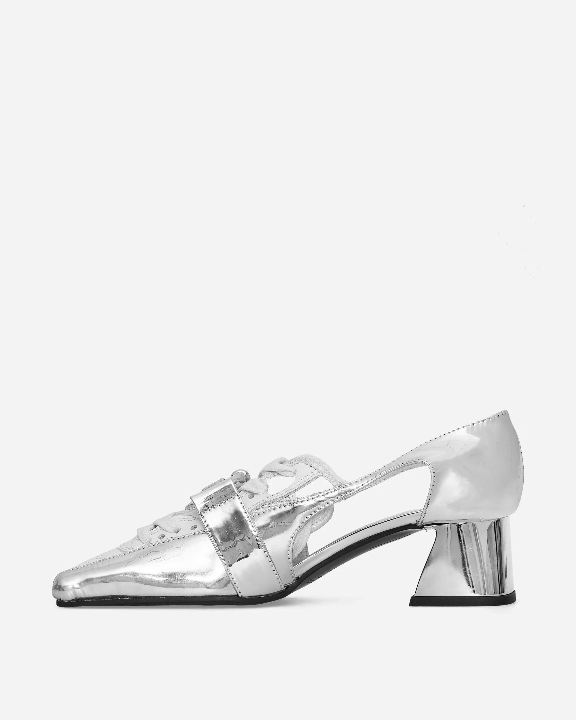 Olga Loafers White / Chrome - Image 4