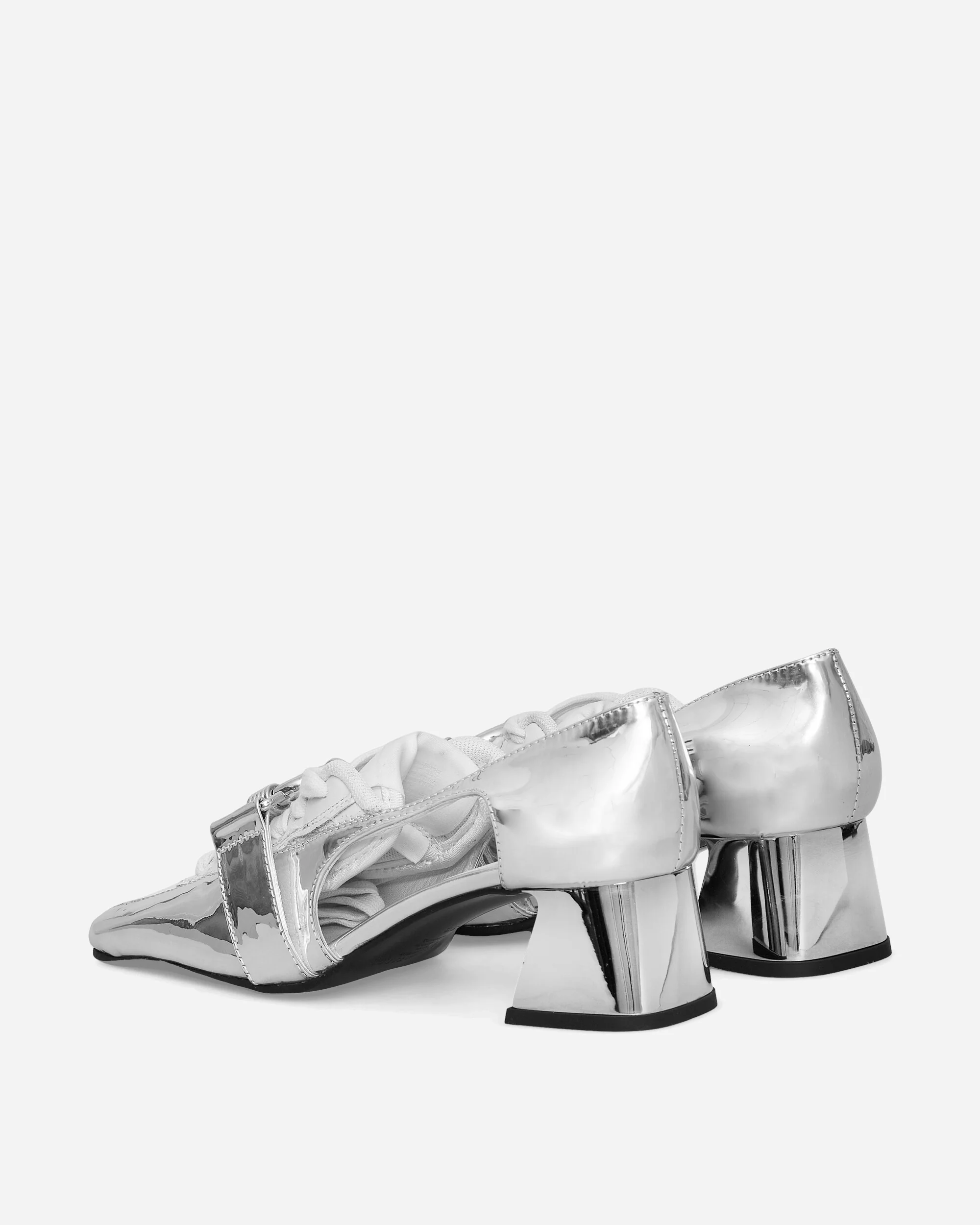Olga Loafers White / Chrome - Image 5