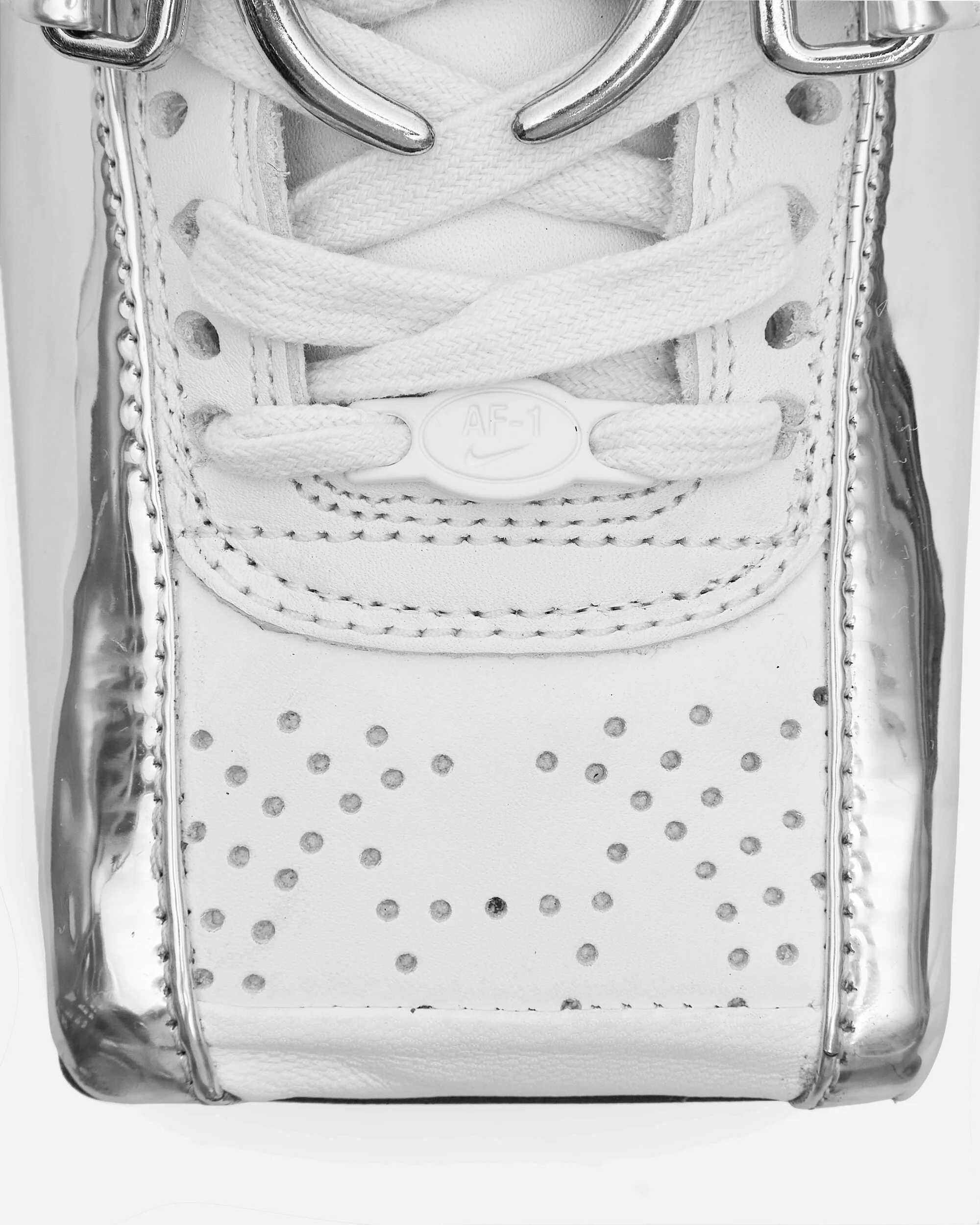 Olga Loafers White / Chrome - Image 7