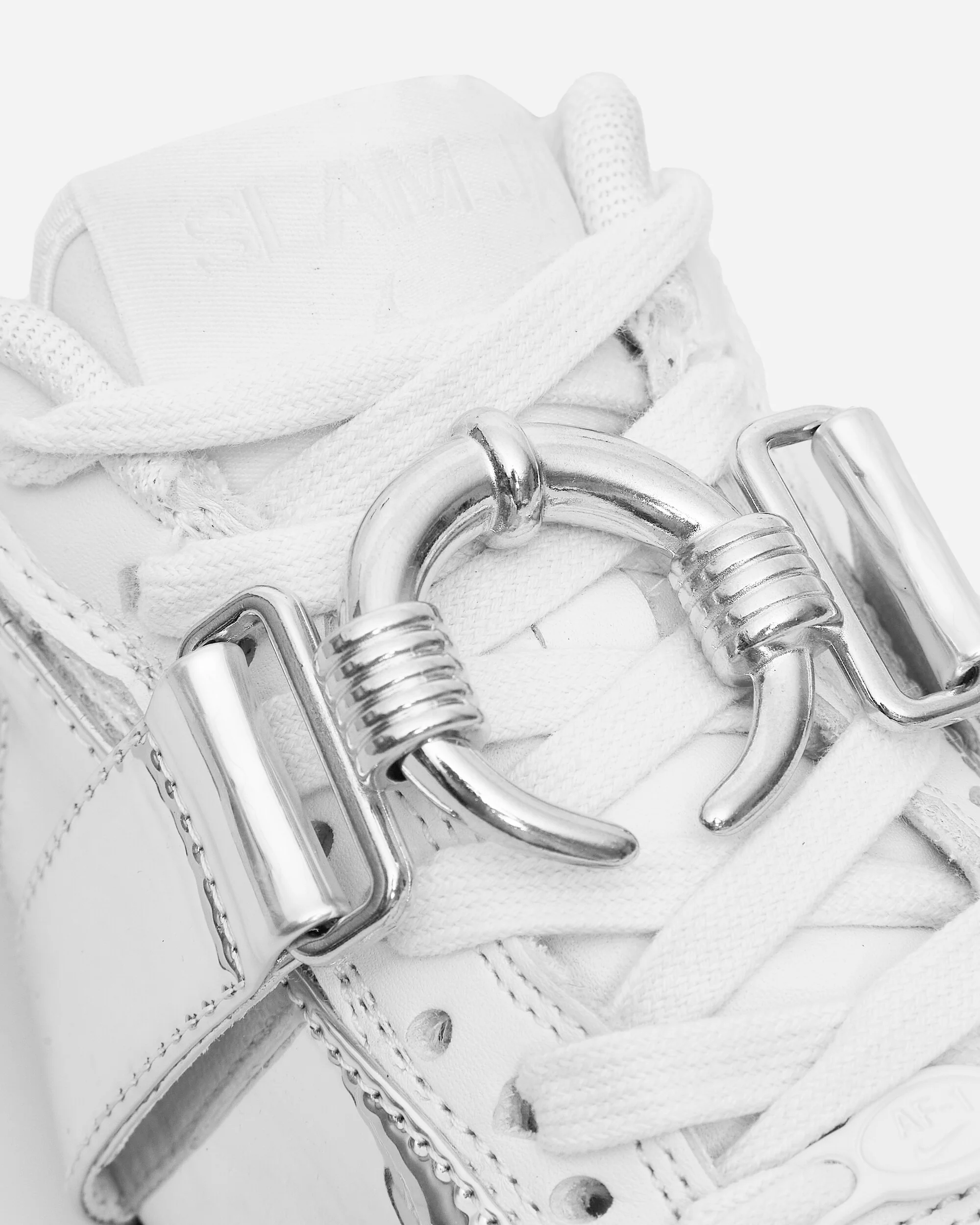 Olga Loafers White / Chrome - Image 8