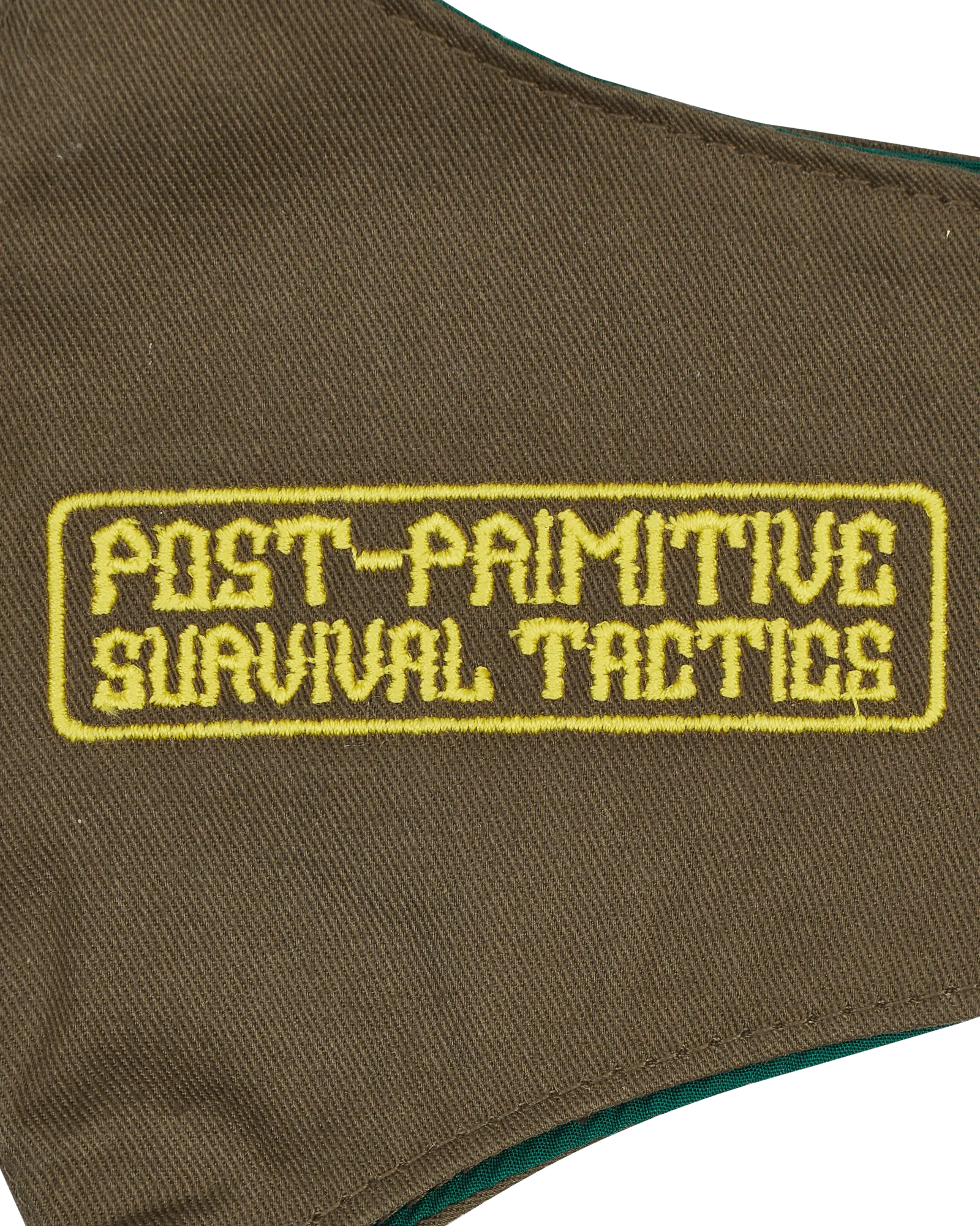 Embroidered Face Protection Garment Green - Image 5