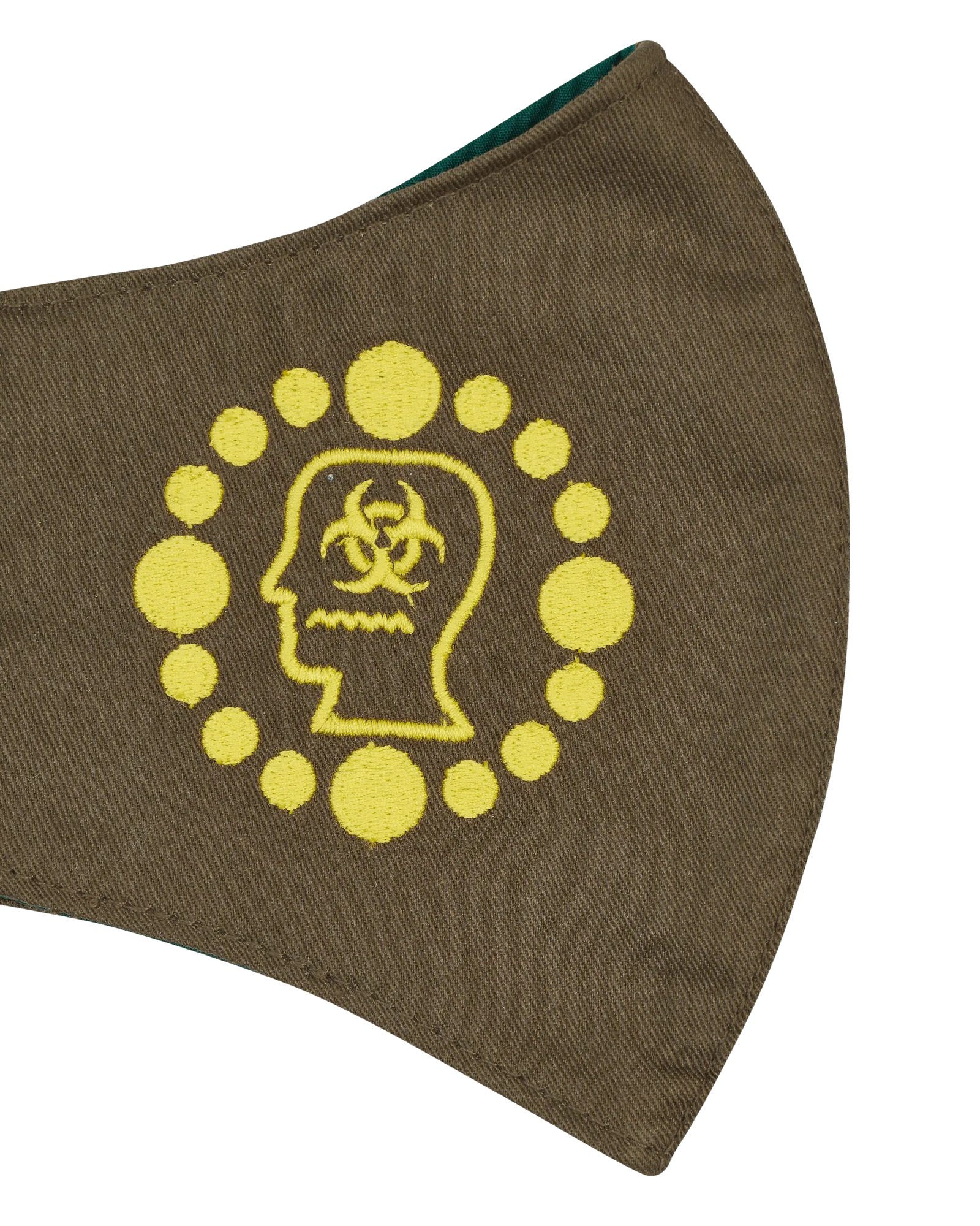 Embroidered Face Protection Garment Green - Image 6