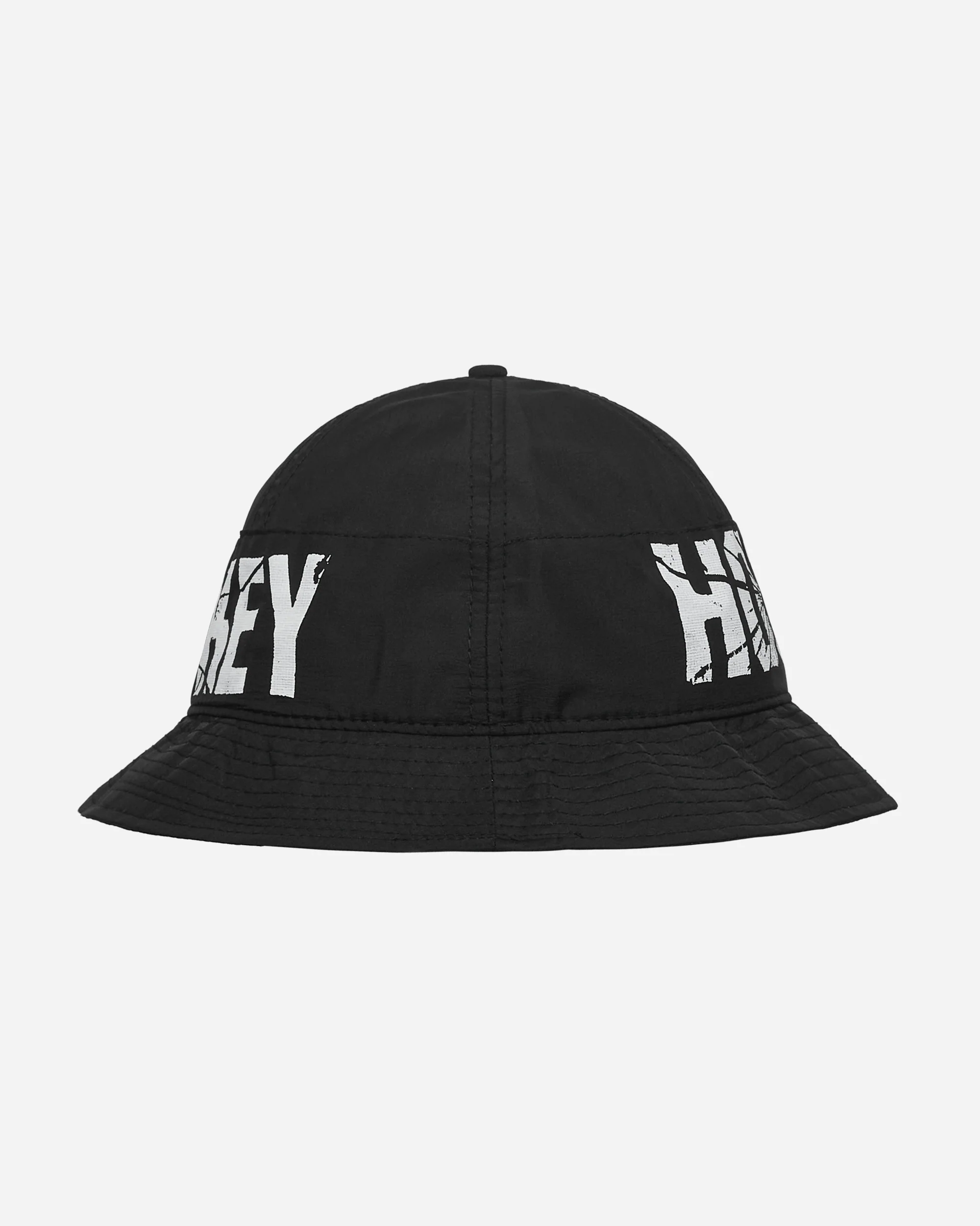 Crinkle Bell Bucket Hat Black - Image 5