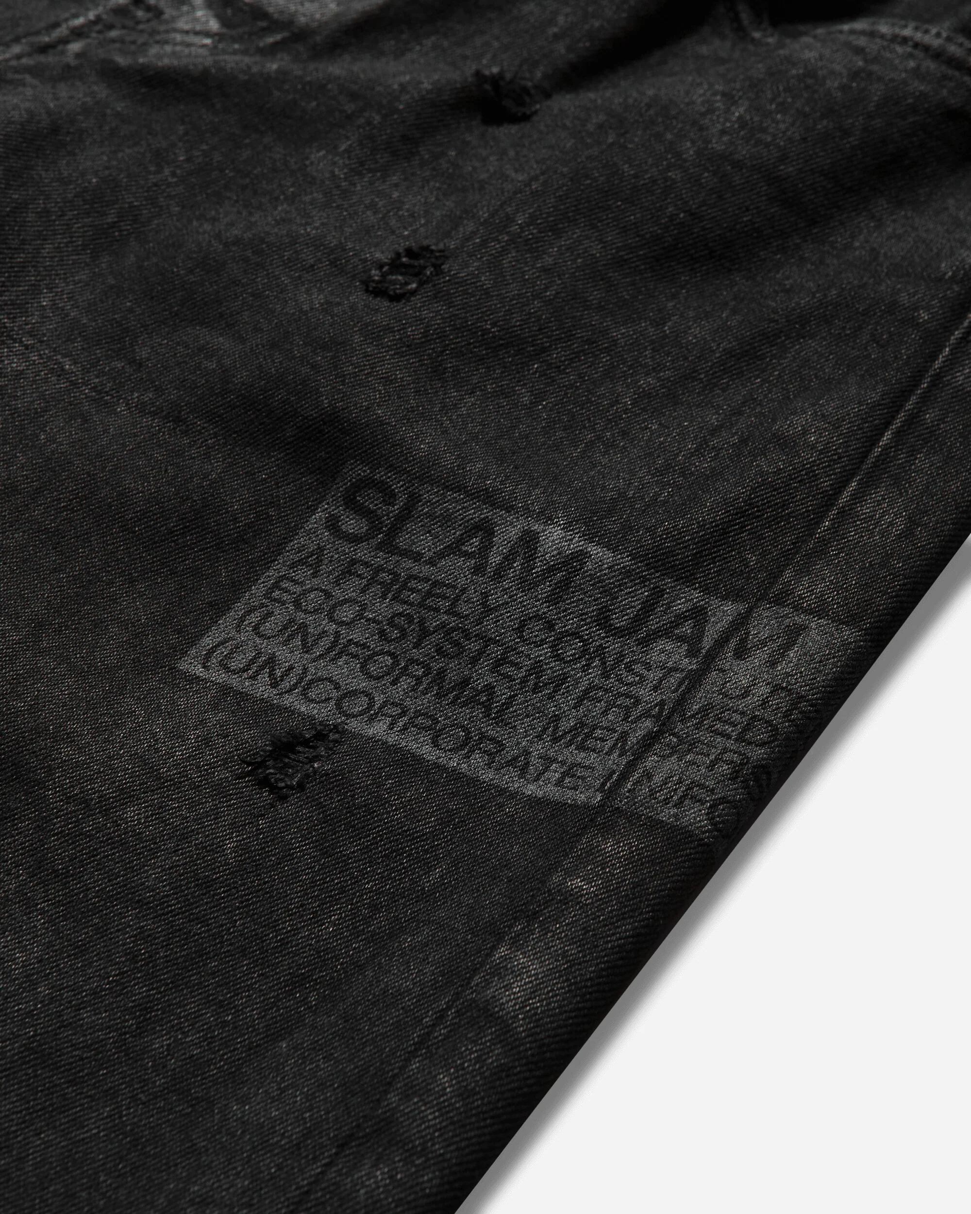 Slam Jam 501® Custom Jeans Black - Image 3