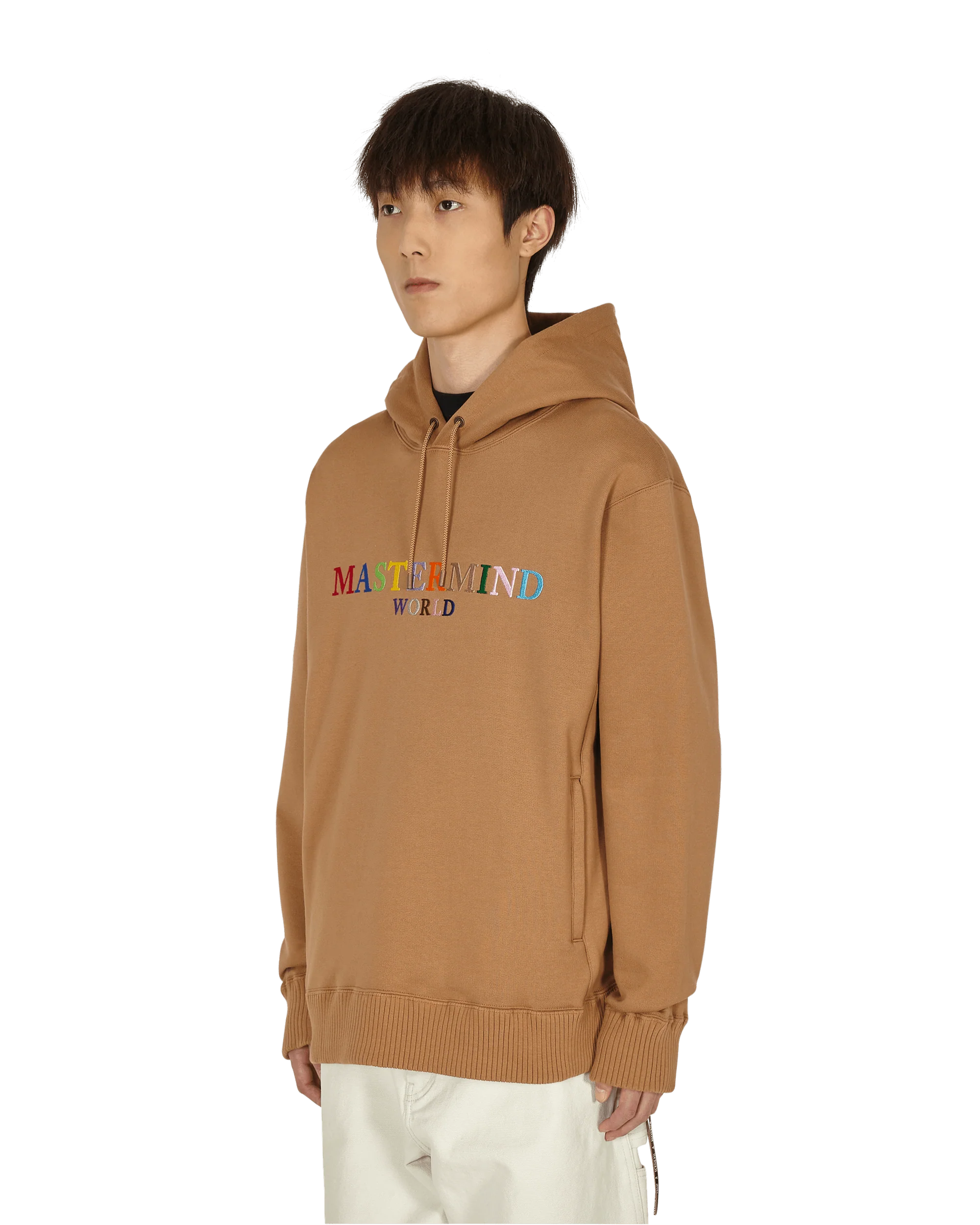 Logo Hooded Sweatshirt Brown - Image 3