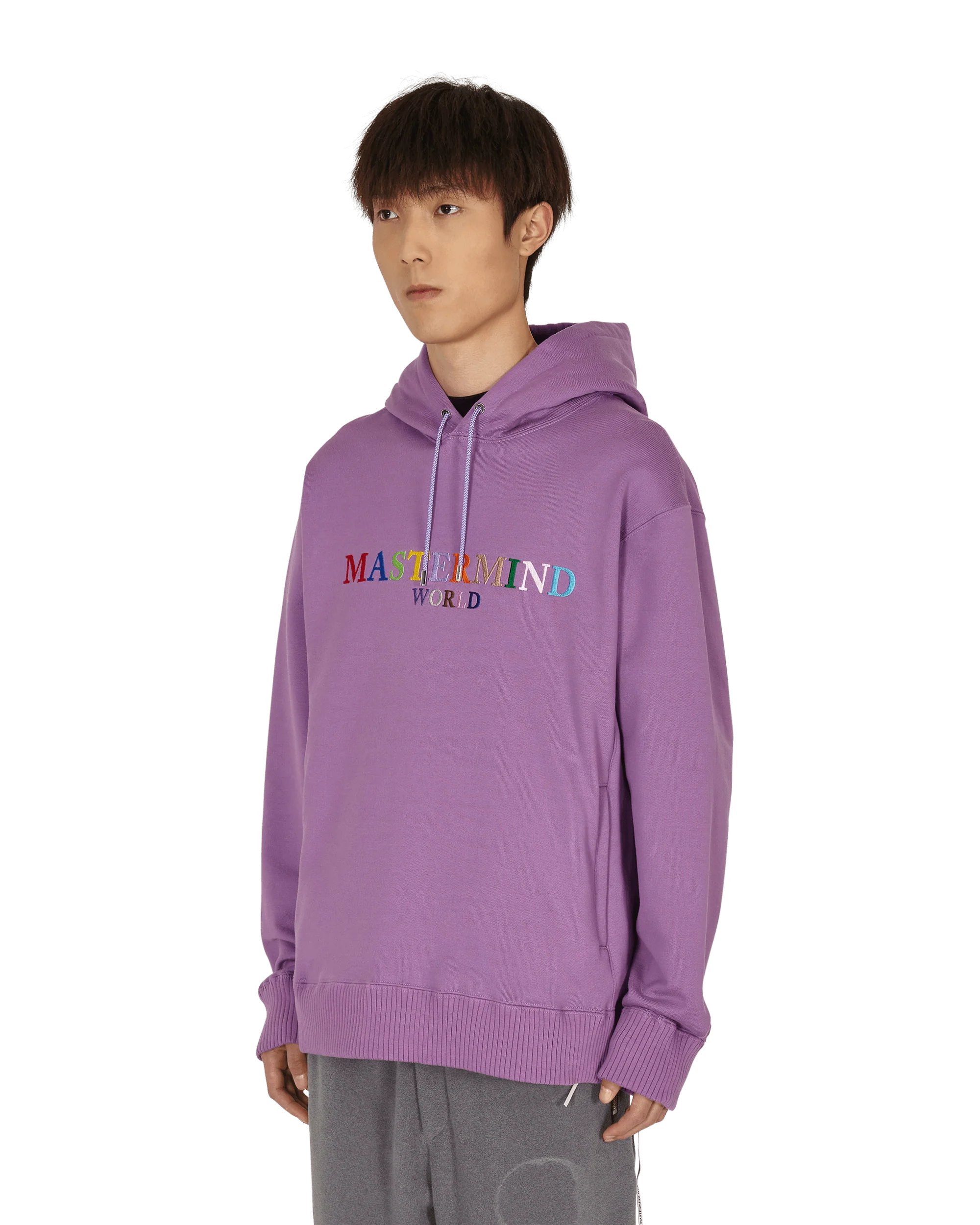 Logo Hooded Sweatshirt Purple - Image 3