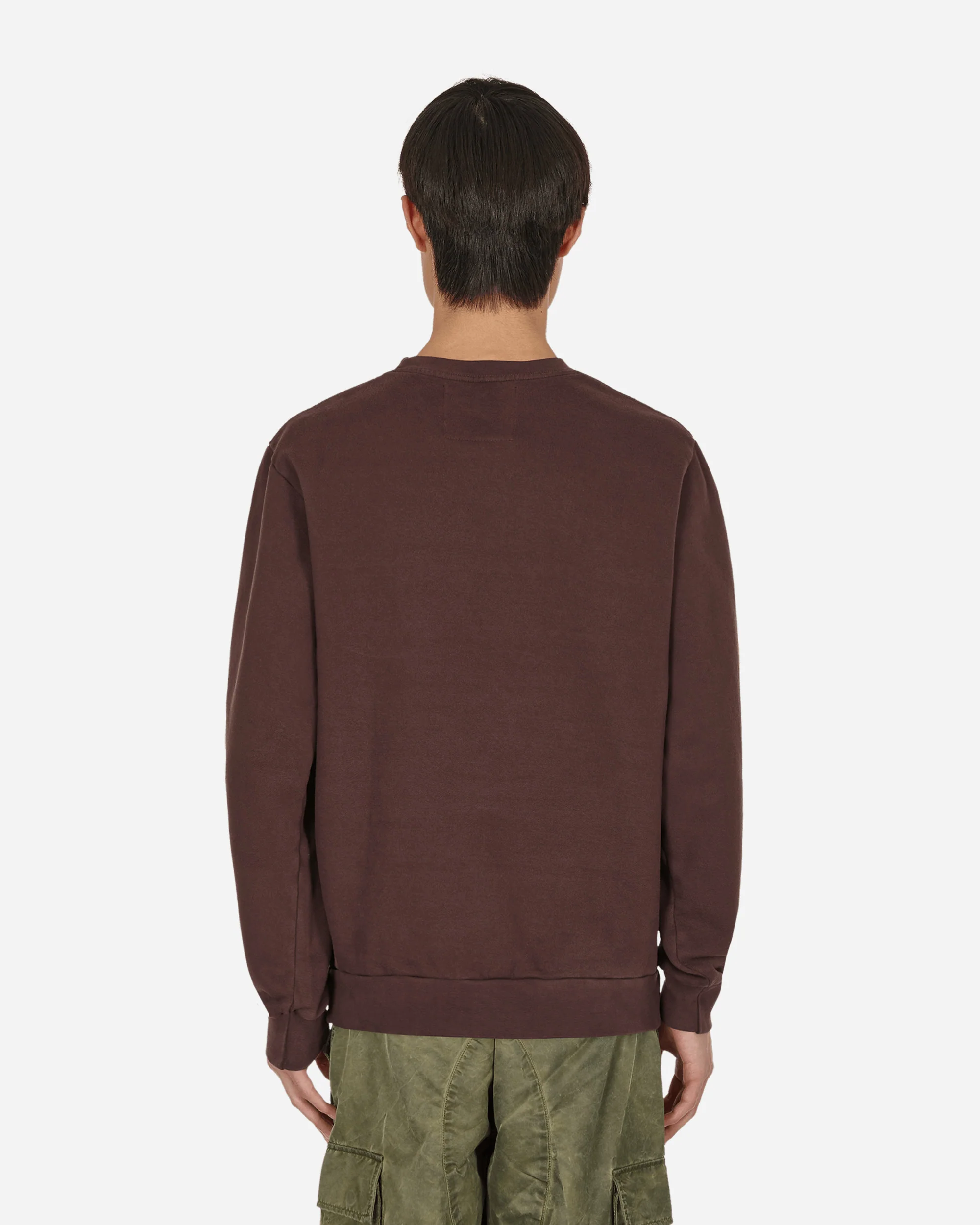 Karma Logo Crewneck Sweatshirt Brown - Image 3