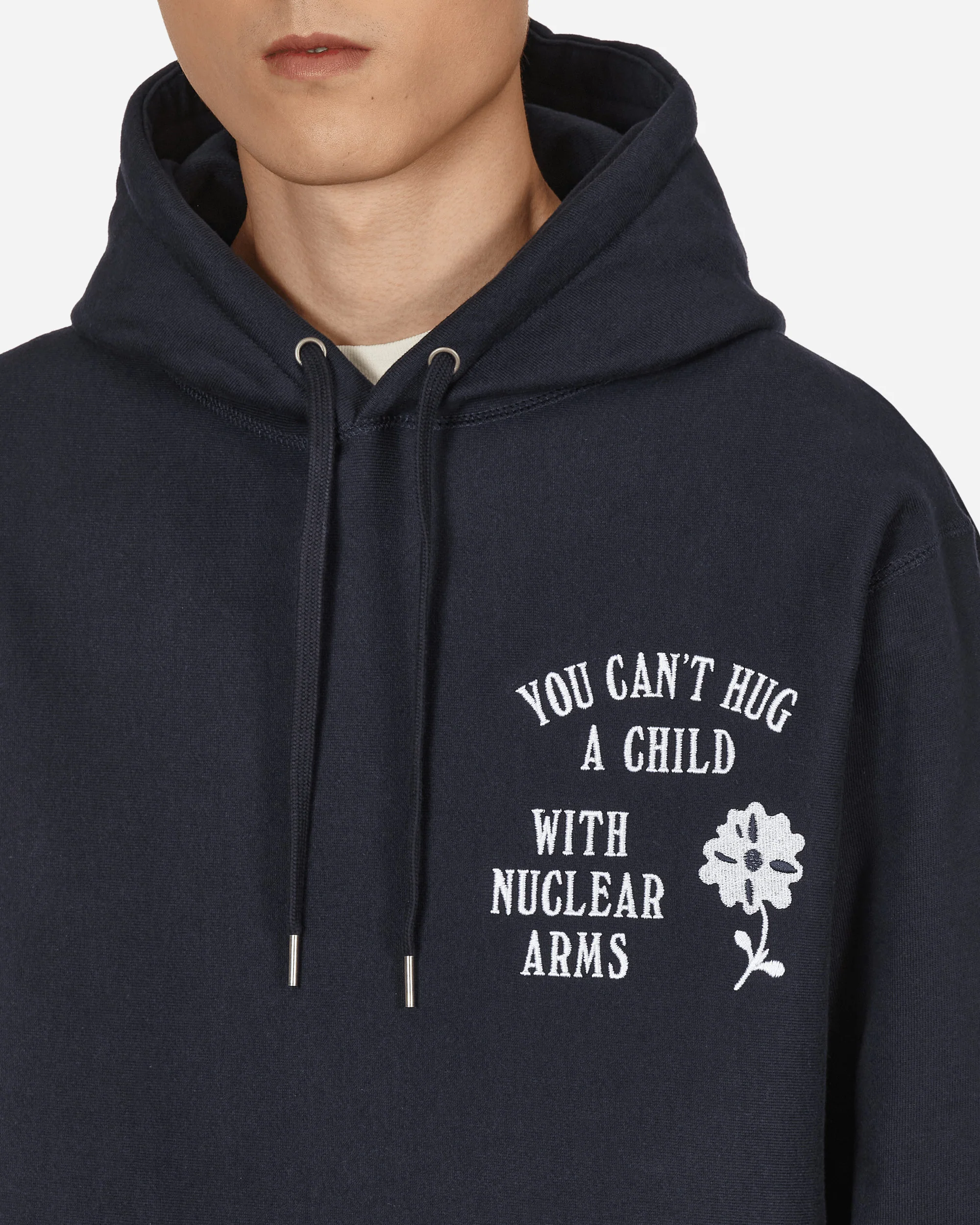 Nuclear Arms Hooded Sweatshirt Blue - Image 5