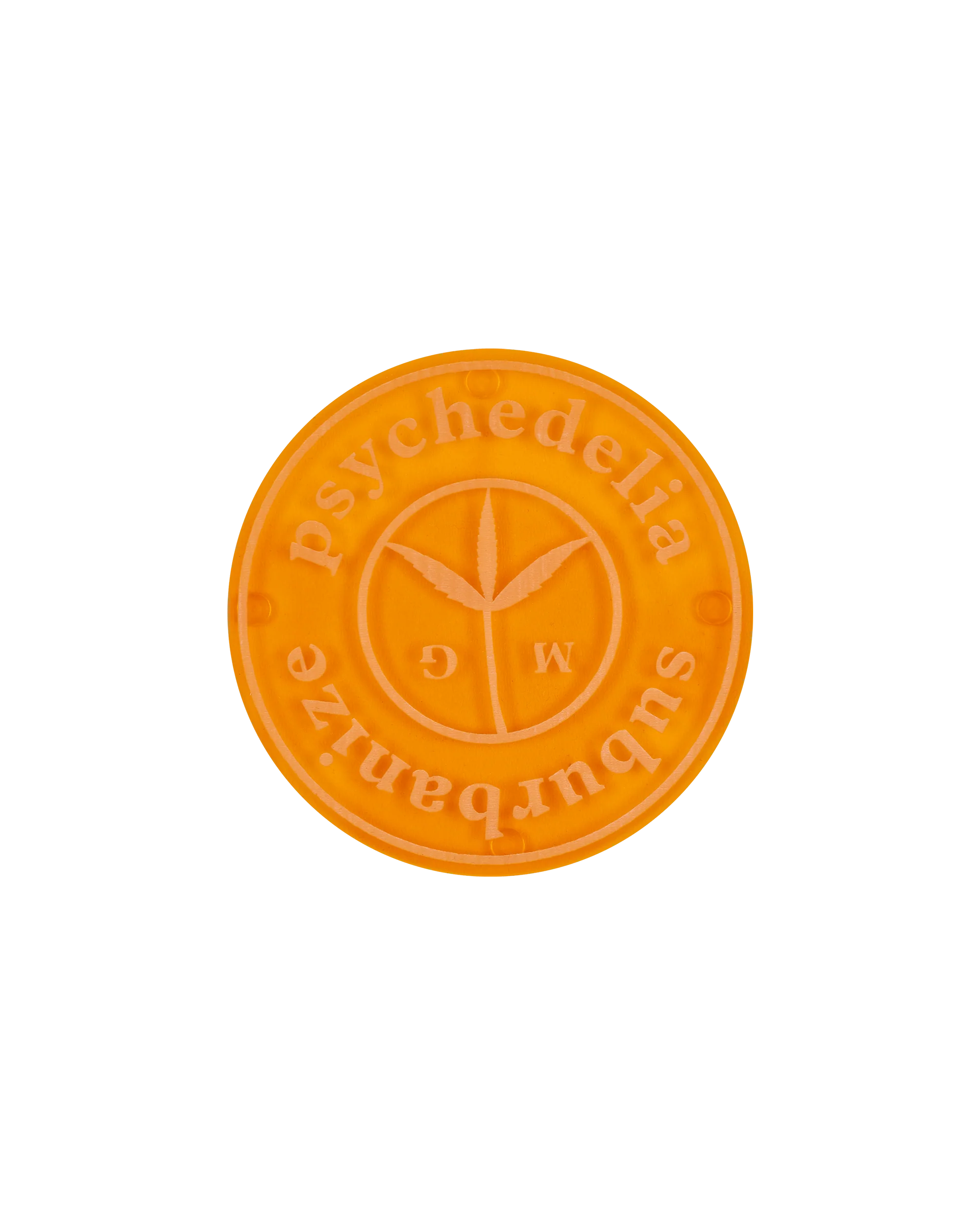 Suburbanize Psychedelia Bong Coaster Orange - Image 3