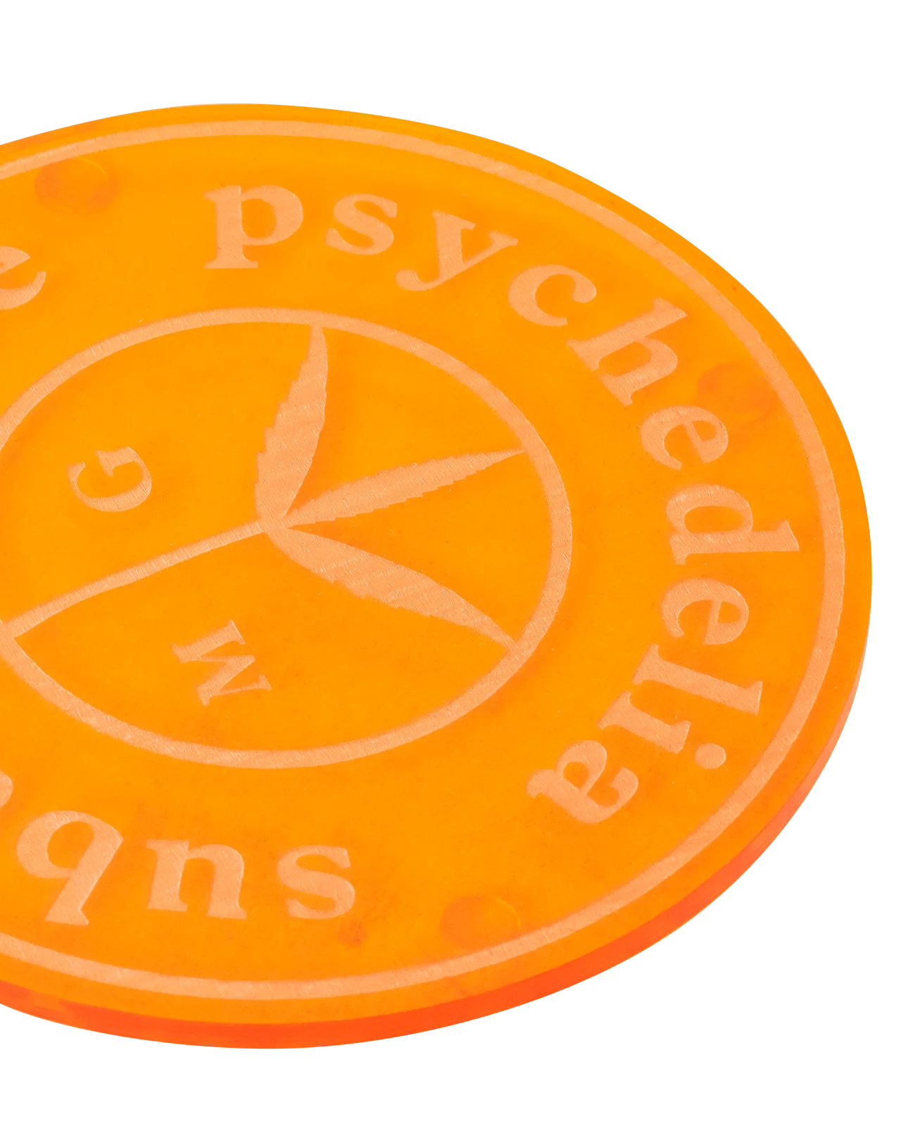 Suburbanize Psychedelia Bong Coaster Orange - Image 5
