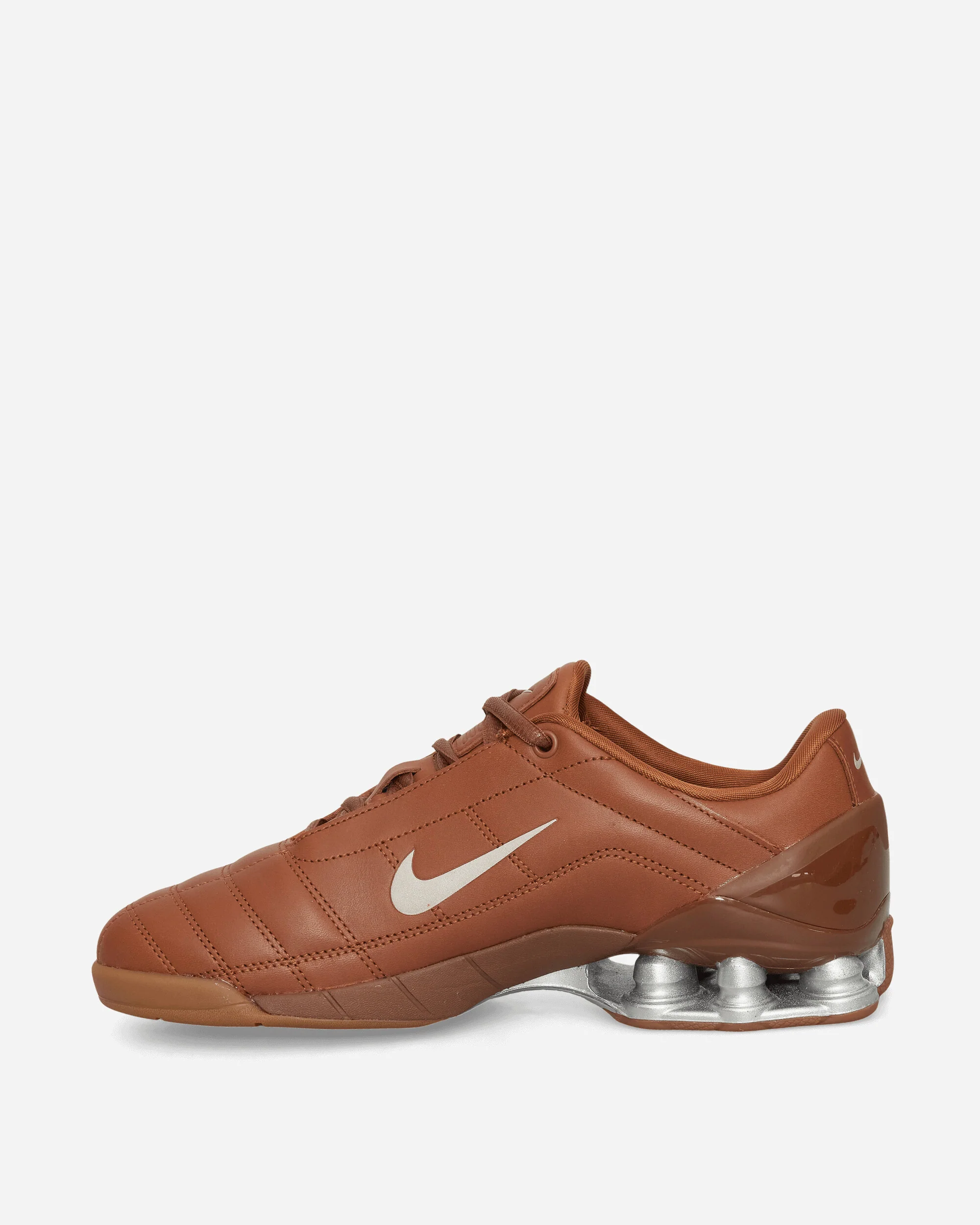 Women's T90 Shox Magia Sneakers Pecan / Metallic Silver - Image 3
