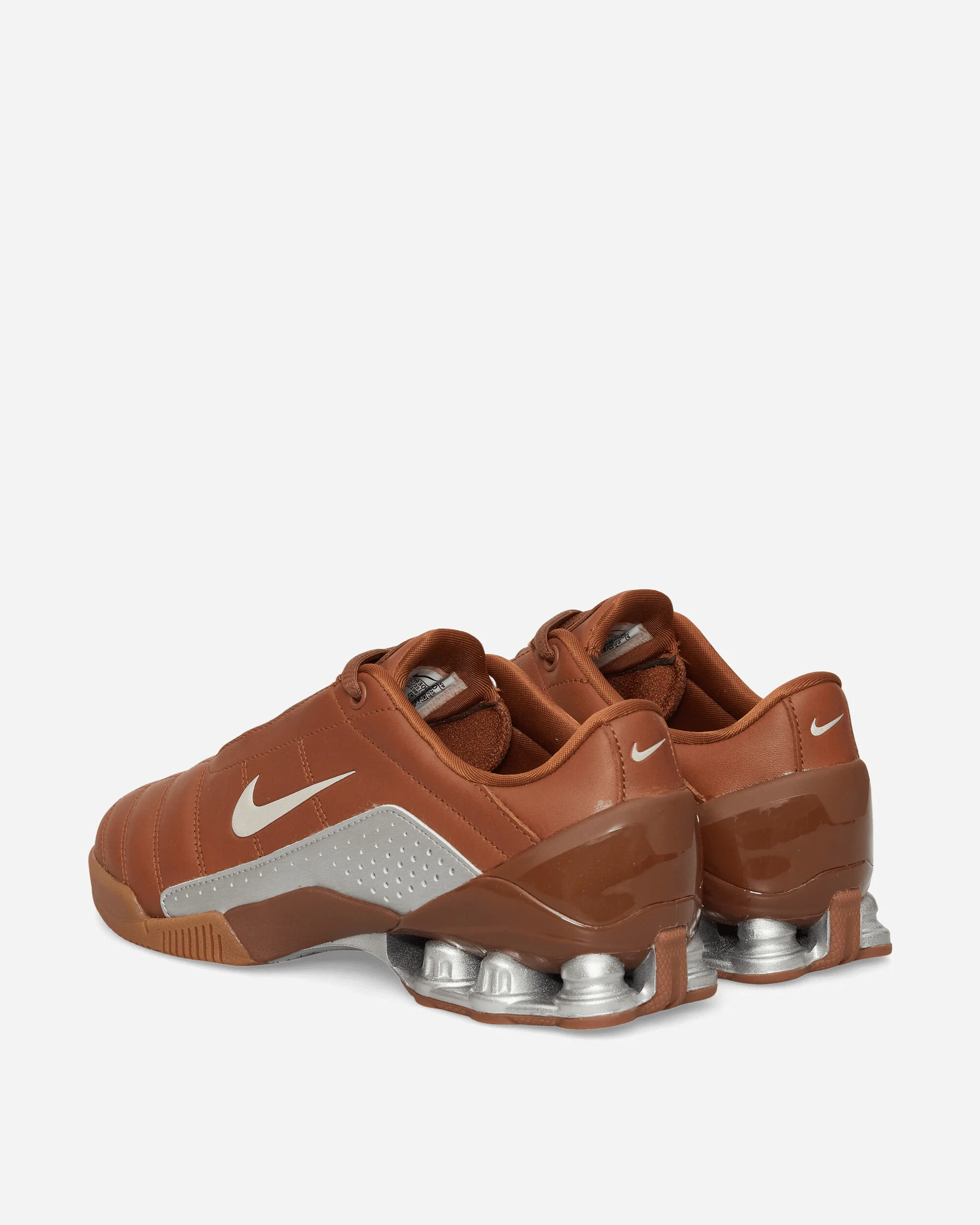 Women's T90 Shox Magia Sneakers Pecan / Metallic Silver - Image 4