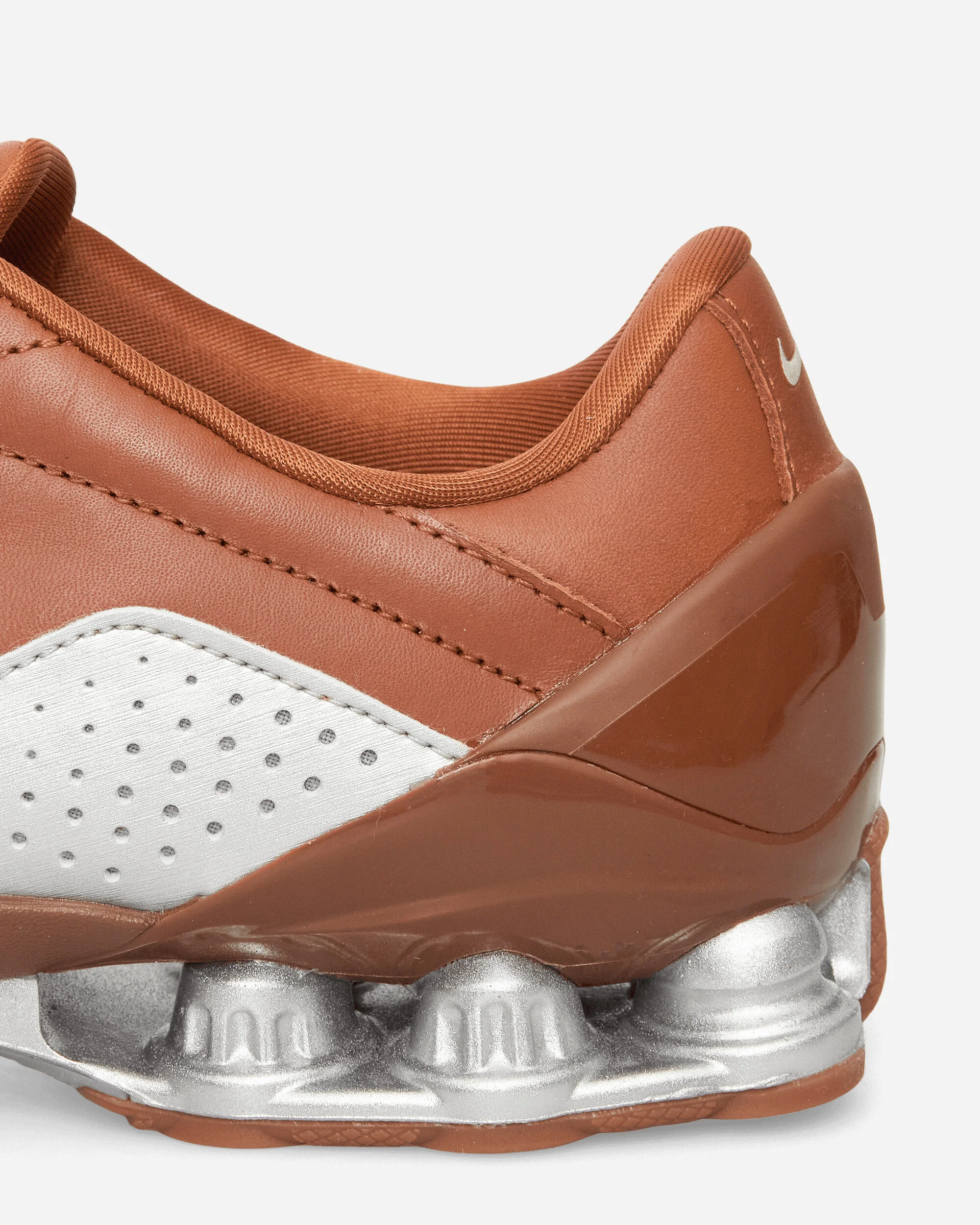 Women's T90 Shox Magia Sneakers Pecan / Metallic Silver - Image 6