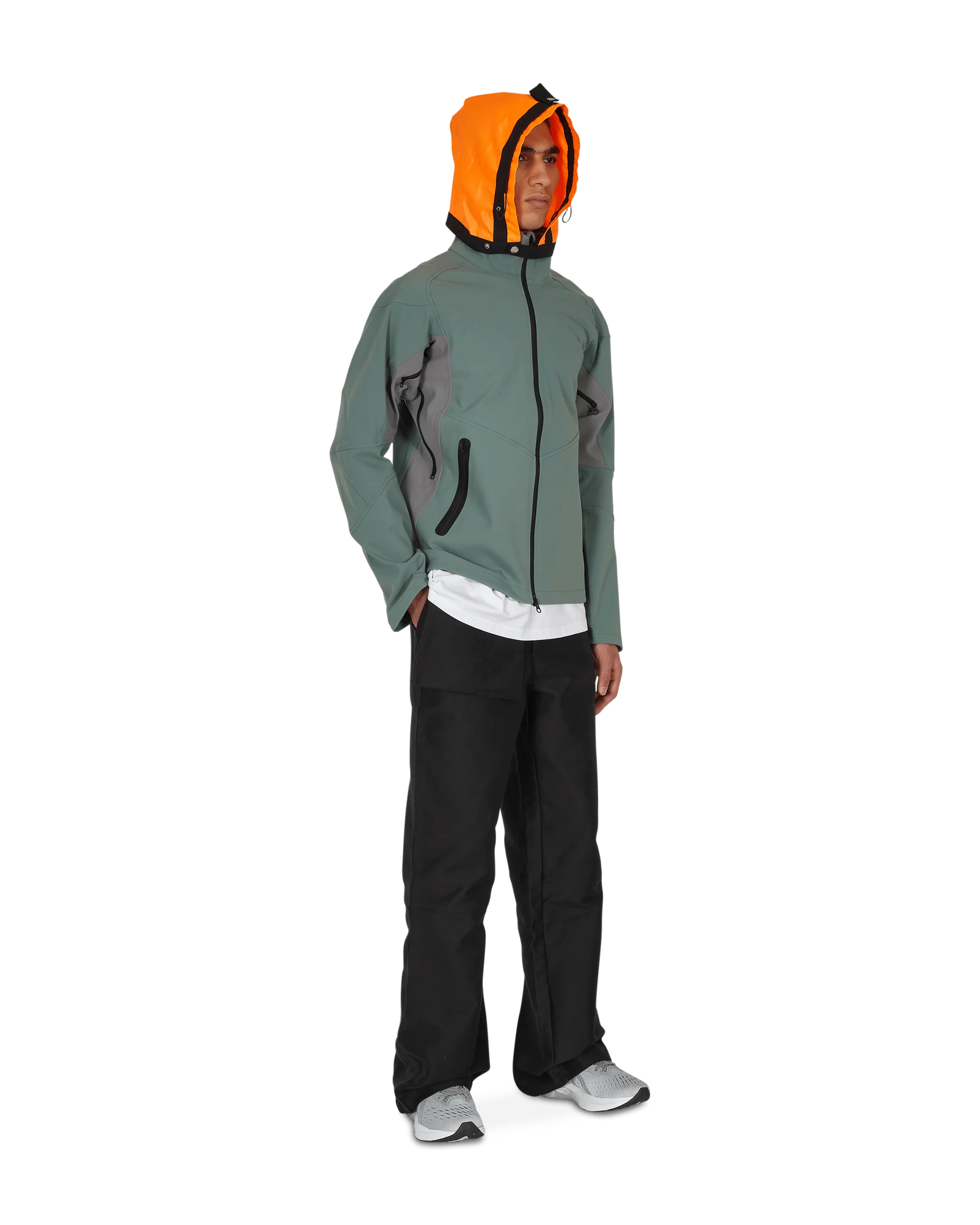 HI-VIS Detachable Hood Liner Orange - Image 5