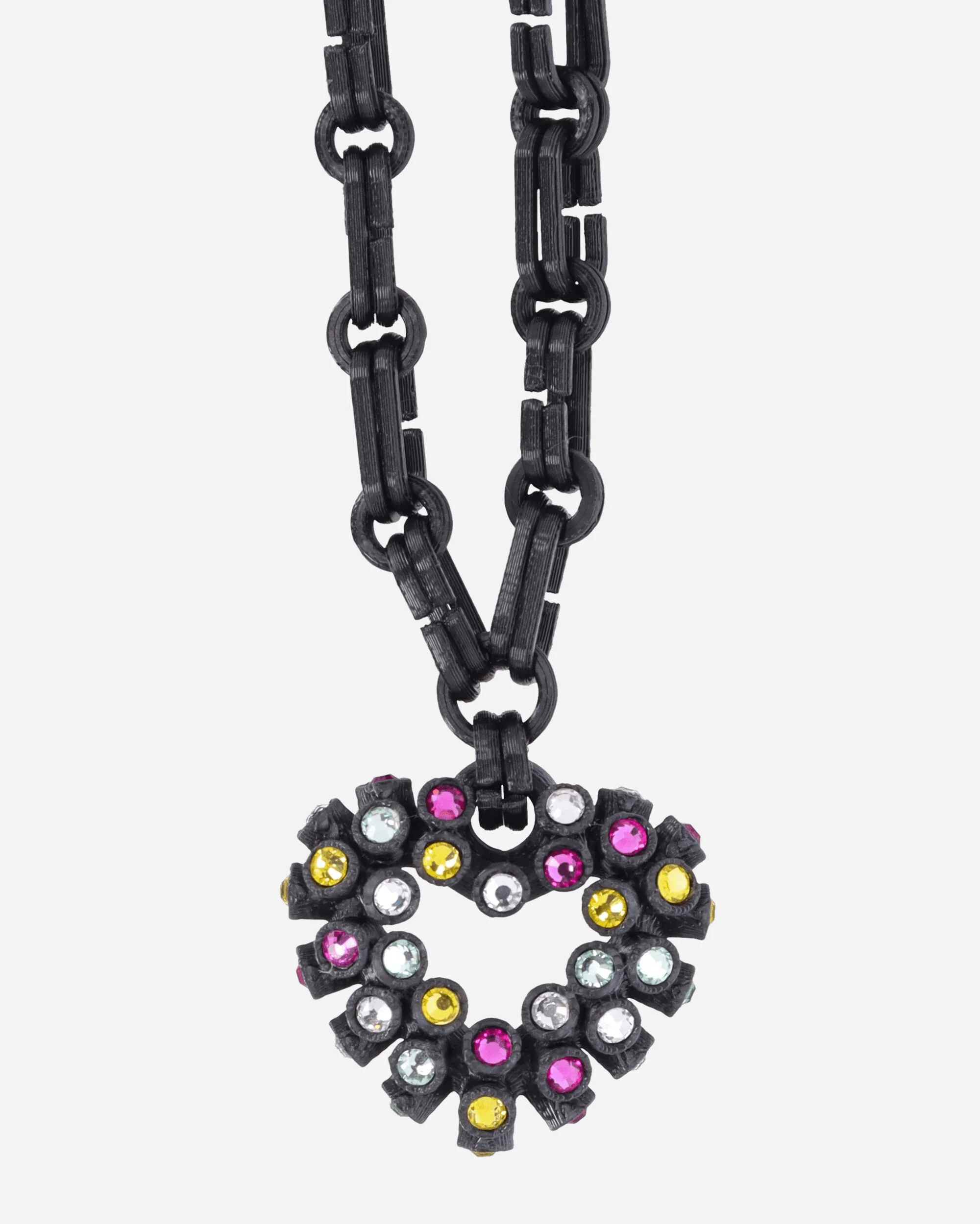 Crush Pendant Necklace Black - Image 5