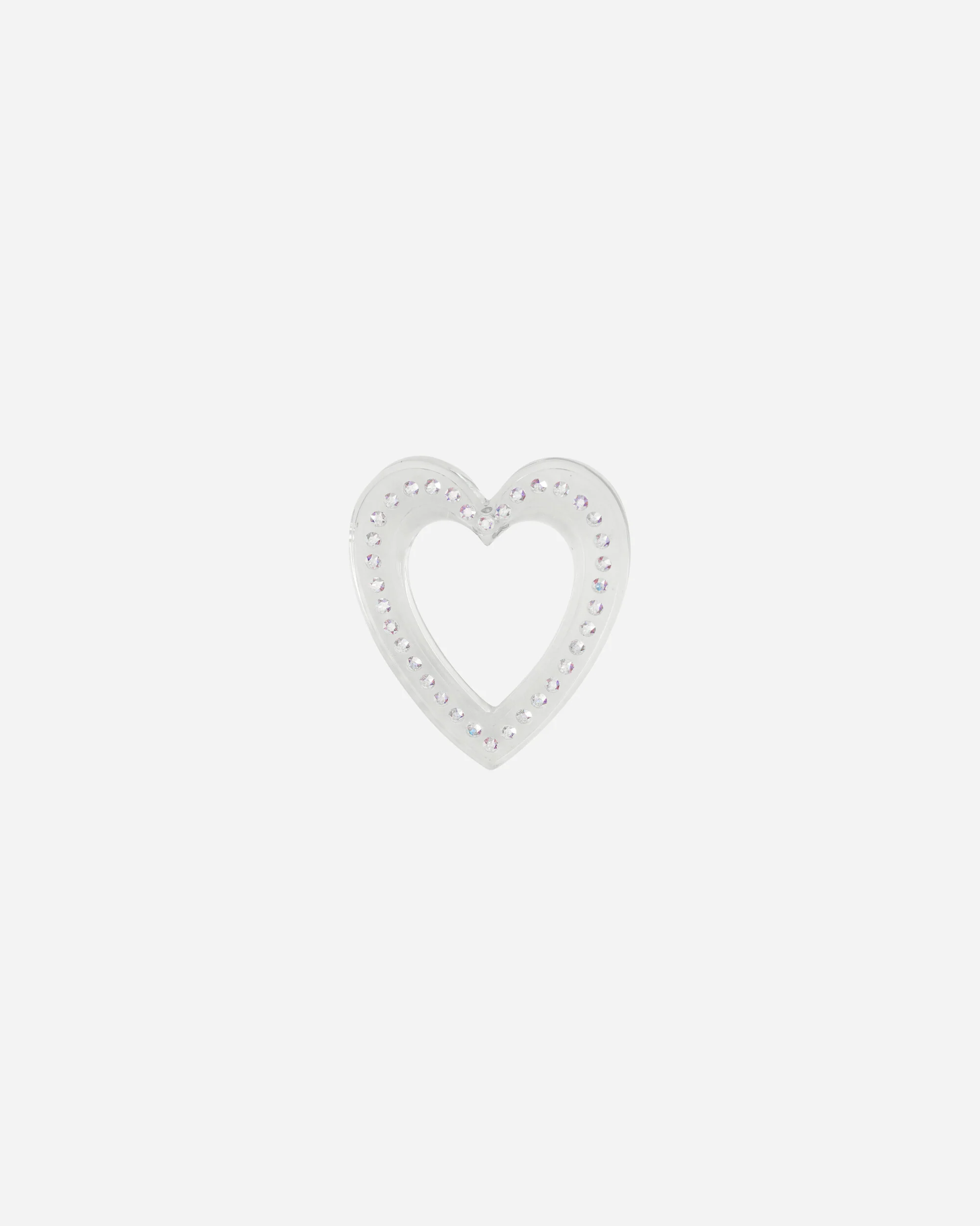Big Heart Earrings Transparent - Image 3
