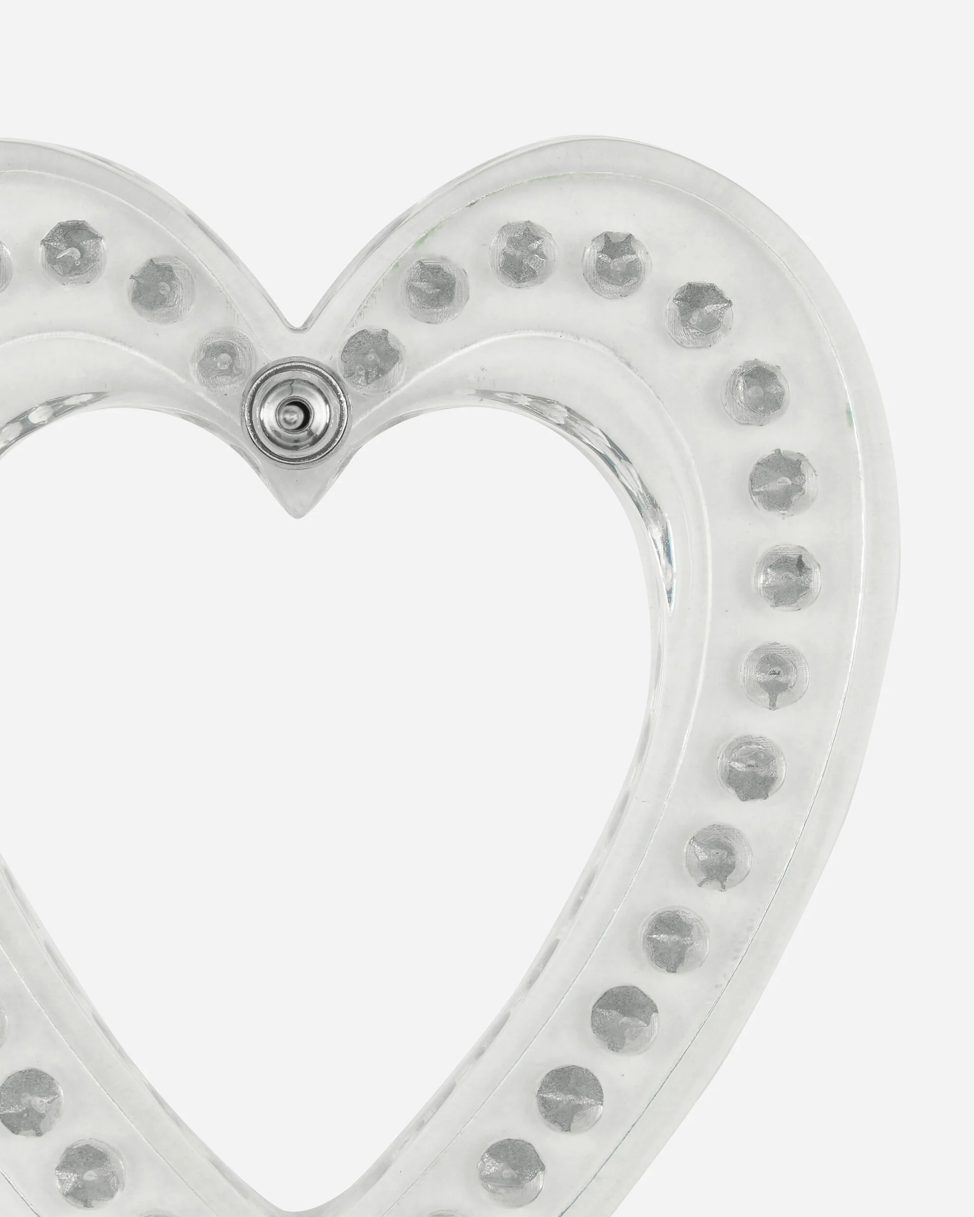 Big Heart Earrings Transparent - Image 7