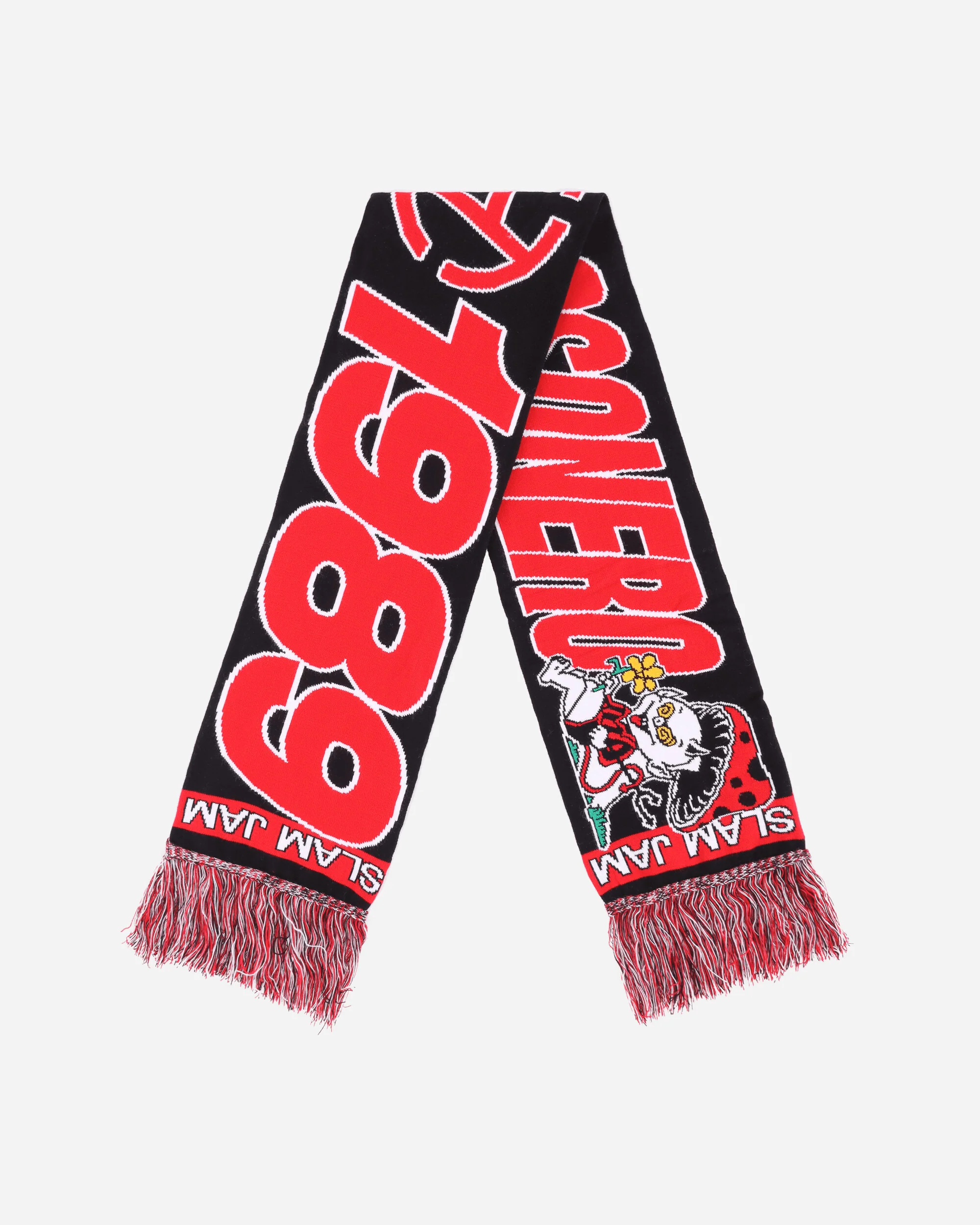 Sballo Rossonero Fan Scarf Black / Red - Image 3