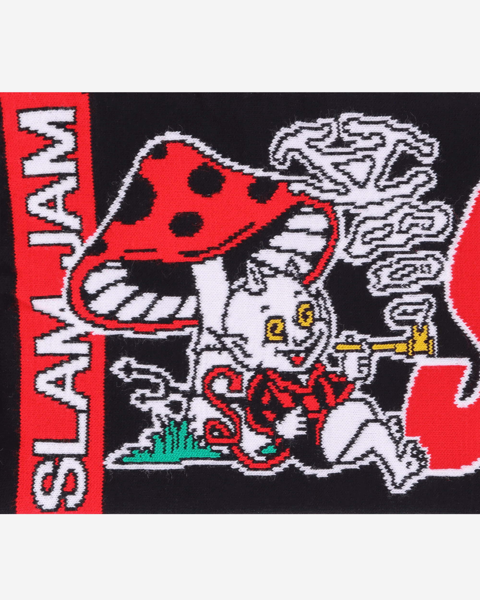 Sballo Rossonero Fan Scarf Black / Red - Image 8