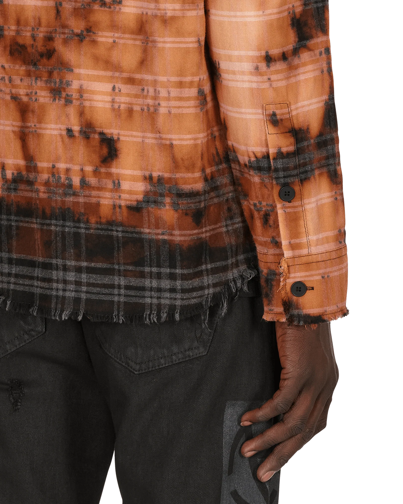 Check Shirt Black - Image 7