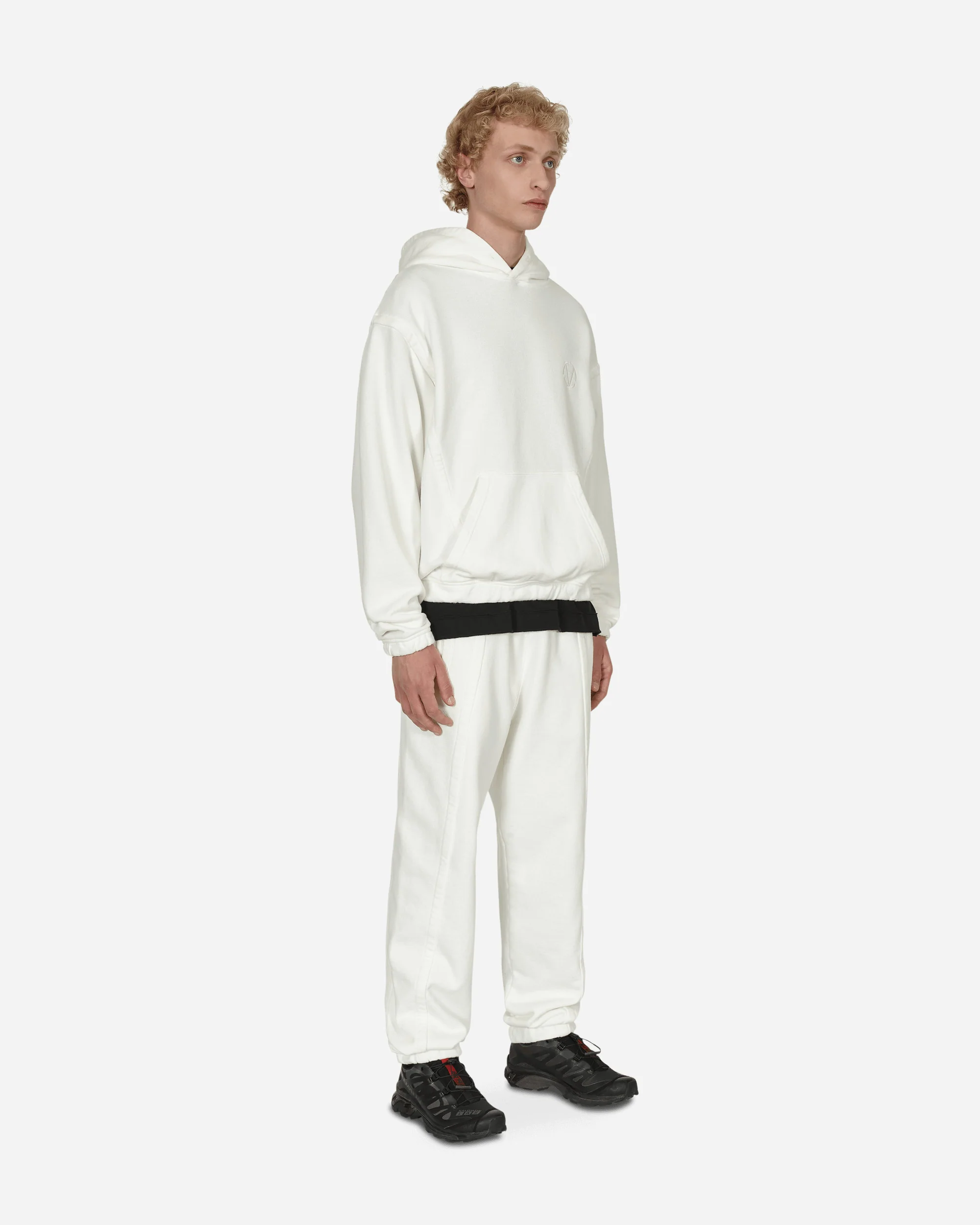 Panel Basic Sweatpants White - Image 4